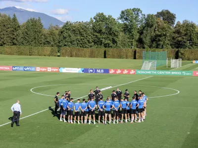 - 01.09.2025 - nogomet - trening slovenske nogometne reprezentance, Brdo pri Kranju//FOTO: Jaka Gasar