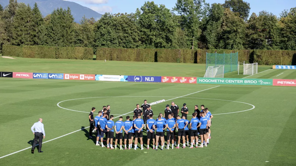 - 01.09.2025 - nogomet - trening slovenske nogometne reprezentance, Brdo pri Kranju//FOTO: Jaka Gasar
