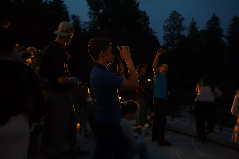 Popolni mrk Lune. / Foto: Jaka Gasar