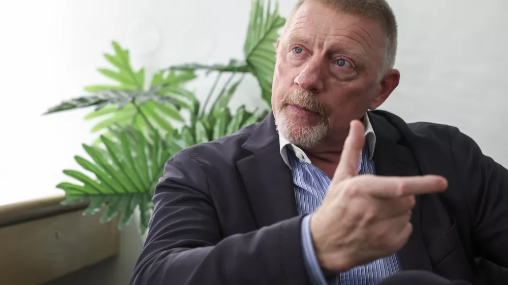 - 20.09.2024 - bivši nemški teniški as, Boris Becker //FOTO: Jaka Gasar