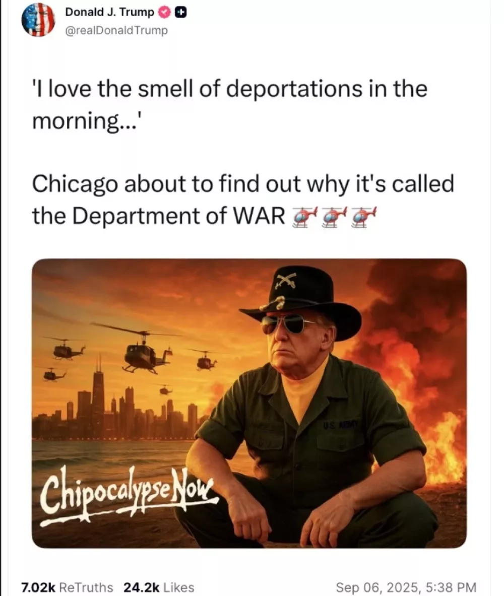 Nedavna objava ameriškega predsednika