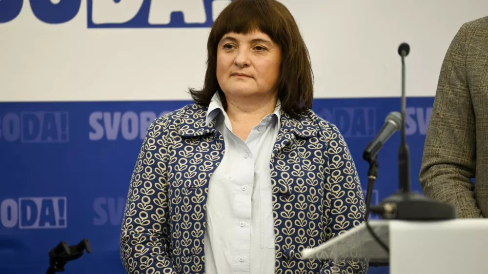 Gibanje SvobodaTamara Vonta- 6.04.2024 – 1. festival SVOBODE, Zbilje.  //FOTO: Nik Erik Neubauer