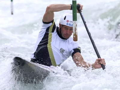 Benjamin Savšek-12.06.2023 - Trening kajakašev in kanuistov na divjih vodah v Tacnu //FOTO: Jaka Gasar