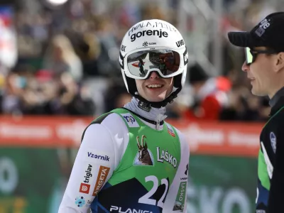 Lovro Kos24.03.2024 - finale svetovnega pokala v poletih Planica 2024 - nedeljaFOTO: LUka Cjuha