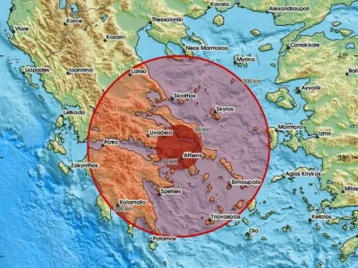 Potres na grškem otoku Evbeja