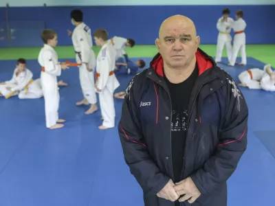 ﻿- 04.11.2021 - Marjan Fabjan, judoist - ustanovitelj in glavni trener kluba Judo klub Z'dežele Sankaku Celje, ki je proizvedel vrsto mednarodno zelo uspešnih tekmovalcev v judu /FOTO: Jaka Gasar