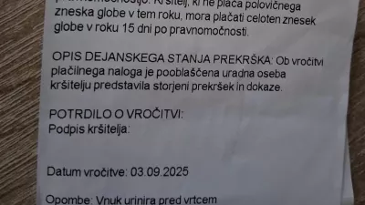 Babica dobila kazen, ker je vnuk uriniral pri vrtcu
