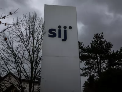 - 09.01.2025. - Poslovna stavba SIJ, Slovenske industrije jekla na Gerbičevi ulici v Ljubljani.//FOTO: Bojan Velikonja