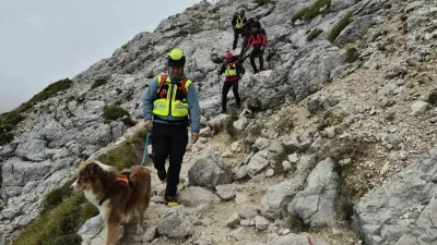 Gorski reševalci že od ponedeljka iščejo pogrešano planinko. Na pomoč jim je priskočil tudi sledni pes. 