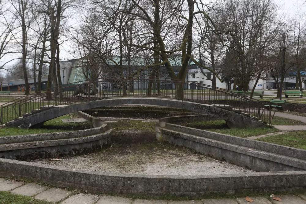 06.02.2025. Bloudkov park, otroško igrišče v parku Tivoli. Foto: Bojan Velikonja 