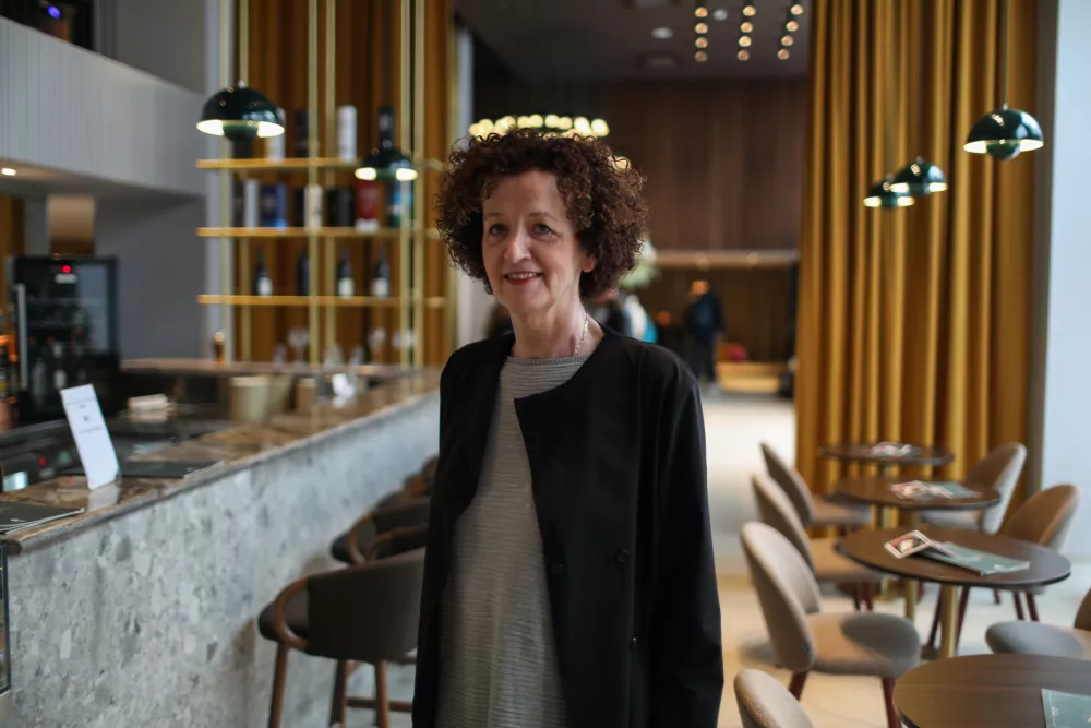 - 25.05.2025. - Maja Haderlap, dvojezična avstrijsko koroška slovenska pesnica in pisateljica ter univerzitetna predavateljica./FOTO: Bojan Velikonja