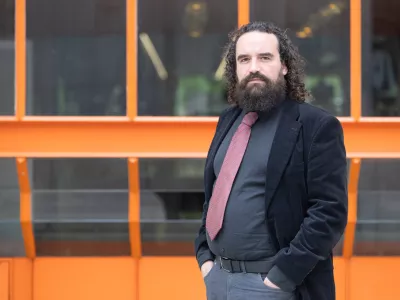 Jure Novak, generalni direktor Cankarjevega doma F Darja Štravs Tisu