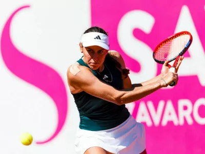 Kaja JUVAN of Slovenia at day 1 of WTA 125 Ljubljana 2025 tennis tournament, on September 8, 2025 in Park Tivoli, Ljubljana, Slovenia. Photo by Matic Klansek Velej / Sportida