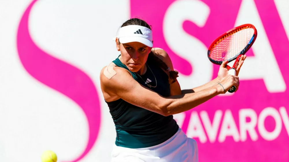 Kaja JUVAN of Slovenia at day 1 of WTA 125 Ljubljana 2025 tennis tournament, on September 8, 2025 in Park Tivoli, Ljubljana, Slovenia. Photo by Matic Klansek Velej / Sportida