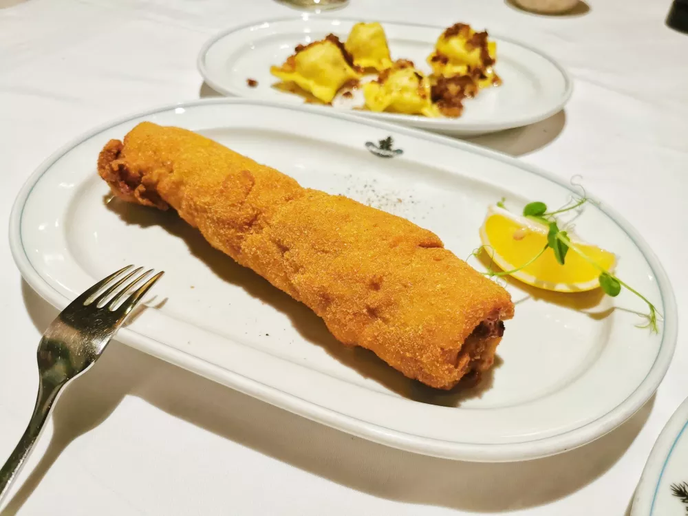 Ljubljanski zrezek, Gostilna Brinovc / Foto: Miha First