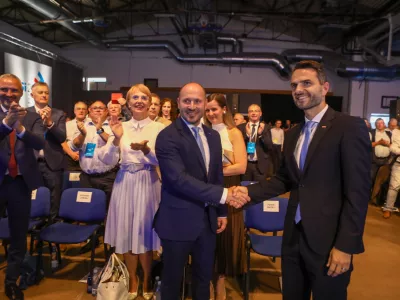 13.09.2025 - Volilni kongres stranke NSI - Nova Slovenija - PolzelaFoto: Luka Cjuha