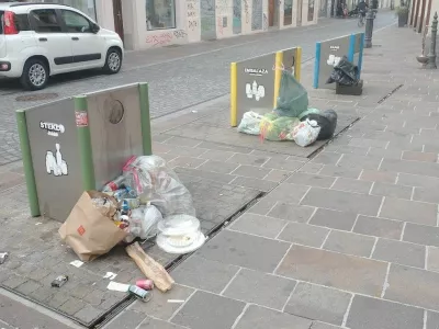 Smeti v stari Ljubljani