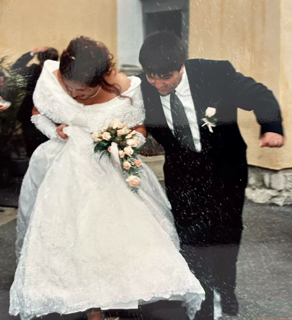 Jelka Godec se je tudi poročila, a pred 30 leti. 