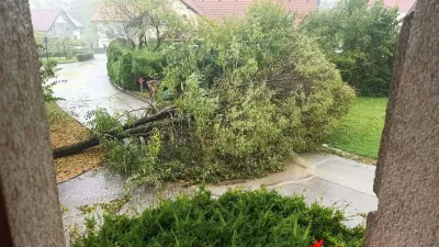 Novo mesto.Neurje v Novem mestu.