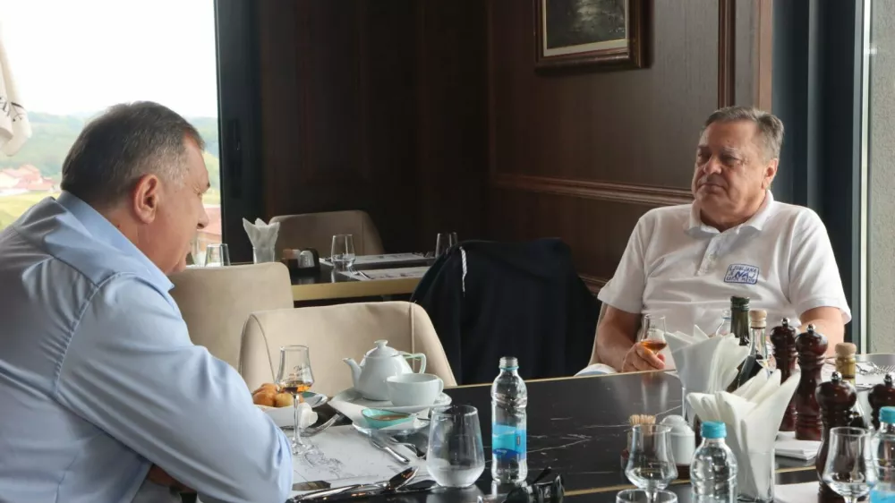 Milorad Dodik Zoran Janković srečanje