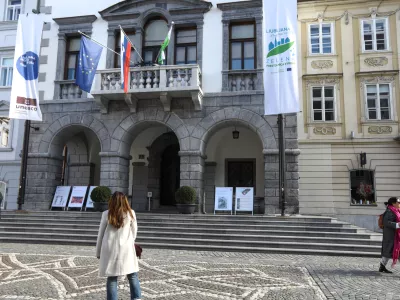 02.03.2025 - Mestna hiša Ljubljana - magistrat - Zelena prestolnica evropeFoto: Luka Cjuha