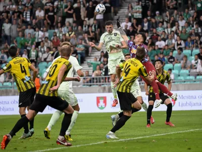 Muhamedbegovic Ahmed08.07.2025 Olimpija vs Kairat Almaty, Liga prvakov UEFA, prvi krog kvalifikacijFOTO: Nik Erik Neubauer