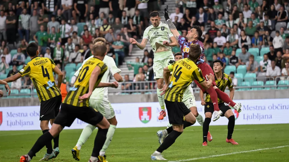 Muhamedbegovic Ahmed08.07.2025 Olimpija vs Kairat Almaty, Liga prvakov UEFA, prvi krog kvalifikacijFOTO: Nik Erik Neubauer