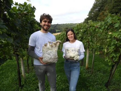 Timotej gungl in Lucija prosen, Gobnik / Foto: Katja Petrovec