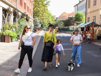 21.09.2025. - 3. Poljanska fest. Ulični dogodek na zaprti Poljanski cesti. Foto: Bojan Velikonja 