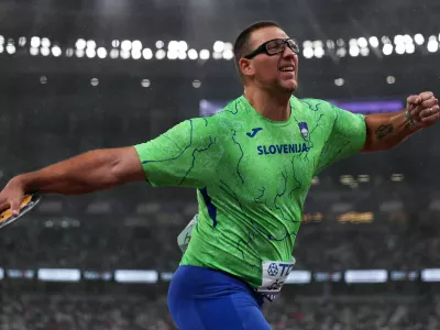 World Athletics Championships Tokyo 2025 - Men's Discus Throw Final - Japan National Stadium, Tokyo, Japan - September 21, 2025 Slovenia's Kristjan Ceh in action REUTERS/Edgar Su