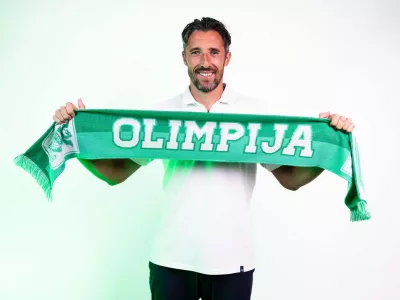 Portrait of Federico Bessone, new head coach after signing a contract for NK Olimpija Ljubljana, on September 22, 2025 in SRC Stozice, Ljubljana, Slovenia. Photo by Vid Ponikvar / Sportida
