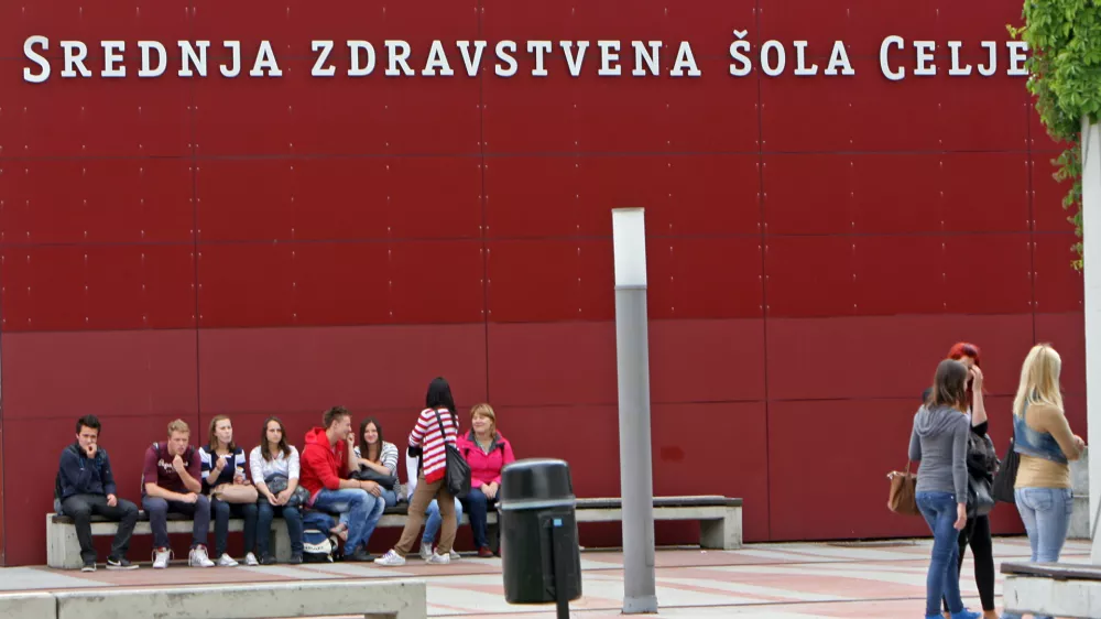 Srednja zdravstvena šola Celje - dijaki//FOTO: Tomaž Skale