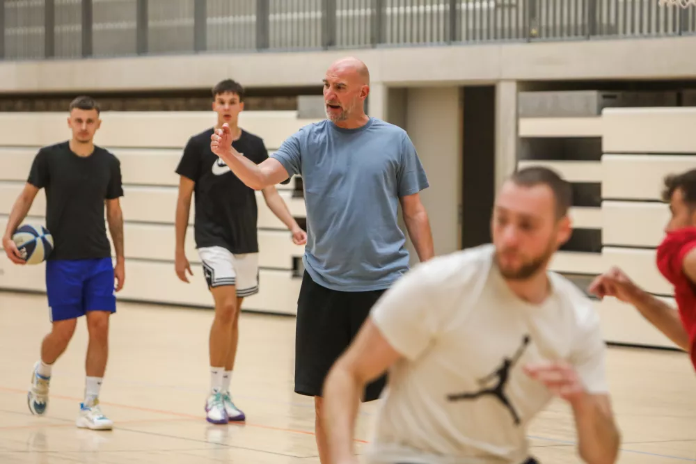 - 19.09.2025. - Marko Maravić, trener KK Ljubljana, bivši košarkar.//FOTO: Bojan Velikonja