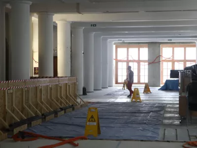 23.9.2025 NUK Čitalnica v NUK novinarska konferenca o prenovi čitalniškega prostora Foto luka cjuha