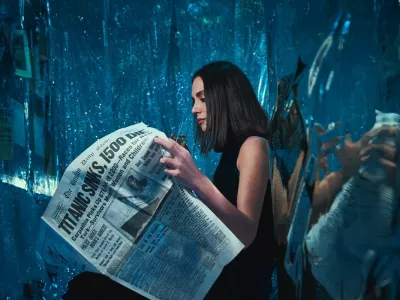 Story from Jam Press (Titanic Decorated Apartment)Pictured: Sarah Boll.Woman who has seen Titanic hundreds of times turns FLAT into ship replica with iceberg – and invites HINGE date overA woman has turned her flat into the TITANIC complete with a grand staircase and an iceberg – and she even invited her Hinge date round for a tour.Superfan Sarah Boll has spent months transforming her two-bed rental into a full-blown tribute to the doomed liner – and she's gone full steam ahead.The 27-year-old says what started as an idea for a small themed party quickly spiralled into an obsession.Now her walls, ceilings and even her bedroom have been revamped to recreate the ship's most famous rooms.From portholes to a "sinking room" and replica artefacts, every room has been styled to make you feel like you're stepping back into 1912."I've been a huge Titanic fanatic, to say the least, since I was 11," the model and a real estate agent told What's The Jam."For my high school graduation, my dad gave me a model ship of the Titanic, and my mom shipped it to me when I had space for it."I was going to have a small Titanic party, but once I started decorating, it was difficult to stop – especially after I started posting videos on TikTok.'Also, I just love interior design and anything to do with shades of blue and water."Sarah started decorating her New York City apartment in March 2025.Step inside and you're greeted by her version of the Grand Staircase, built with stick-on tiles, plastic ceiling panels and even a salad bowl turned into the glass dome.There are velvet ribbon walls, gold trim, faux greenery and mirrors dressed up as café windows.Sarah says her friends and family have been stunned by the transformation – but none more so than her Hinge date, who got the full Titanic tour when he came over to visit.She said: "He was totally on board. I told him about my apartment before he came over and asked if he would be okay if I filmed his reaction. He was so chill about it."The reactions from everyone else have been hilarious. Some people like it and others think it's insane."It's been 50/50 – there's been a lot of, 'I can't decide if she's cool or needs to be institutionalised'"Sarah says the real showstopper is her "sinking room", where visitors can first see Titanic sailing on a starry night before it hits the iceberg.Walking into the room, a model ship dangles from the ceiling mid-sink while a dresser painted to look like the liner appears to go down beneath the waves.The floor shimmers with mirrored silver paper like water, fabric drapes create the feel of being underwater and mini replicas show the wreck on the seabed.Sarah has even filled drawers with sand and crockery to echo what divers found.The bathroom continues the theme, covered in mirrored paper and newspaper clippings, with all 1,500 victims' names written out and stuck on the walls.Meanwhile, her bedroom has been styled as a first-class suite, complete with a gold comforter and a porthole by the bed.Sarah admits the whole thing came together impulsively – with no real plan – and she hasn't even kept track of how much it cost.She's since built a following of 18,000 online by sharing TikTok tours of her ship-shaped flat, with viewers torn between calling her a genius or saying she's lost the plot.And while Sarah says she may eventually change her apartment theme, for now she's staying firmly on board the Titanic – enjoying what she calls the best summer of her life.She said: "I'll switch up the theme eventually; I'm planning on an Alice in Wonderland theme."I'm not sure when I'll do that though. I want my parents to see Titanic first."I love my apartment – I've never had a better summer in my life."ENDSEDITOR'S NOTE: Video Usage Licence: (EXCLUSIVE) We have obtained an exclusive licence from the copyright holder. A copy of the licence is available on request.Video Restrictions: None.,Image: 1035233012, License: Rights-managed, Restrictions: EDITOR'S NOTE: Video Usage Licence: (EXCLUSIVE) We have obtained an exclusive licence from the copyright holder. A copy of the licence is available on request.Video Restrictions: None., Model Release: no