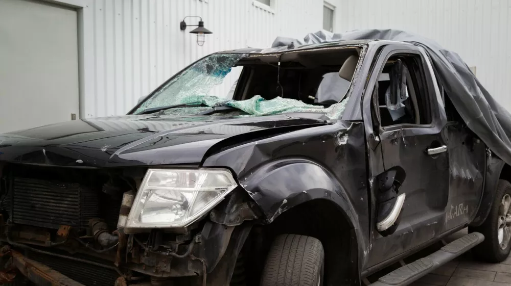 Razbit avto. Foto: Profimedia