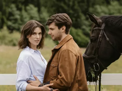 Lea Mihevc in Svit Stefanija / Foto: Pop Tv