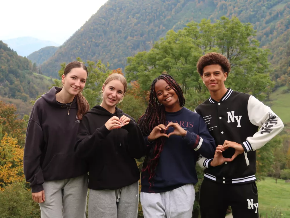 projekt Erasmus+, izmenjava dijakov, študentov, učencev, Gimnazija Tolmin, Dora Lipušček, Jana Kragelj, Lara Bucik, Brin Krivec, Aleksander, Andrea, Rodrigue, Malaika Kloh / Foto: Nataša Bucik Ozebek