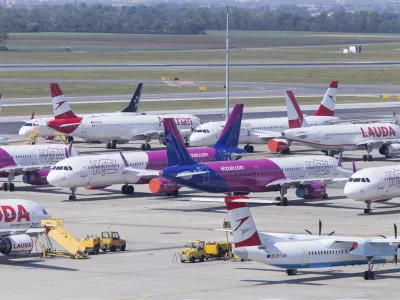 Pogled na dunajsko letališče