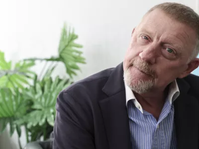 - 20.09.2024 - bivši nemški teniški as, Boris Becker //FOTO: Jaka Gasar