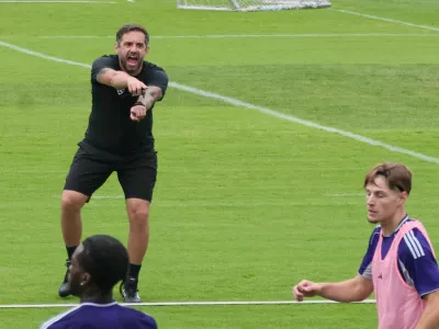Maribor - Ljudski vrt - Nogomet - Trening NK Maribor - trener Radomir Đalović - AvtorAndrej Petelin&scaron;ek