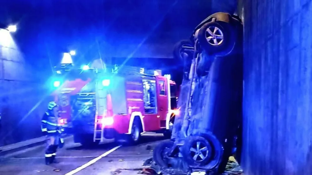 Zagreb, nesreča. Foto: Gasilska brigada Zagreb