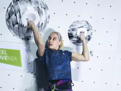 Janja Garnbret 23.08.2025 - 24-urni dobrodelni plezalni maraton z Janjo Garnbret, Slovenska BistricaFoto: Nik Erik Neubauer 