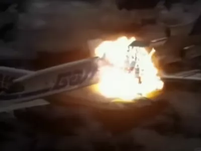 Simulacija letalske nesreč Baškirian Airlinesa in letala DHL. Vir: youtube