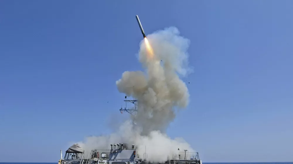 ﻿The guided-missile destroyer USS Barry launches a Tomahawk cruise missile from the ship's bow in the Mediterranean Sea in this U.S. Navy handout photo taken March 29, 2011. Barry is one of four U.S. destroyers currently deployed in the Mediterranean Sea equipped with long-range Tomahawk missles that could potentially be used to strike Syria, according to officials.  REUTERS/Jonathan Sunderman/U.S. Navy/Handout/Files  (ITALY - Tags: MILITARY POLITICS CIVIL UNREST) FOR EDITORIAL USE ONLY. NOT FOR SALE FOR MARKETING OR ADVERTISING CAMPAIGNS