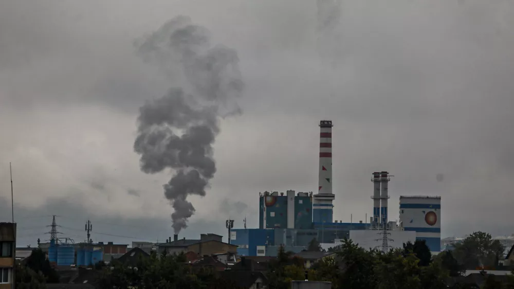 18.10.2024 - Termoelektrarna Toplarna Ljubljana Moste, TE-TOL - Dim - kvaliteta zraka - izpusti CO2FOTO: Luka Cjuha
