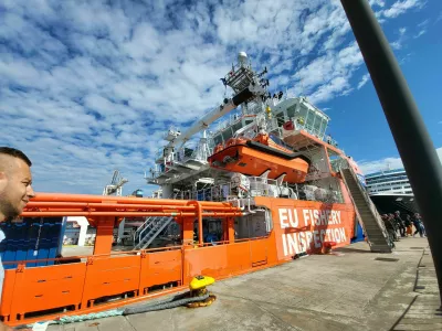 Ribiška inšpekcija v Kopru. Foto: Katja Gleščič