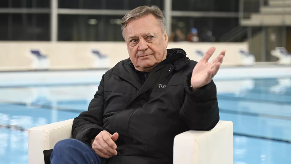 Zoran Janković19.11.2024 Predstavitev novega bazena Ilirija.kopališče IlirijaFOTO: Nik Erik Neubauer