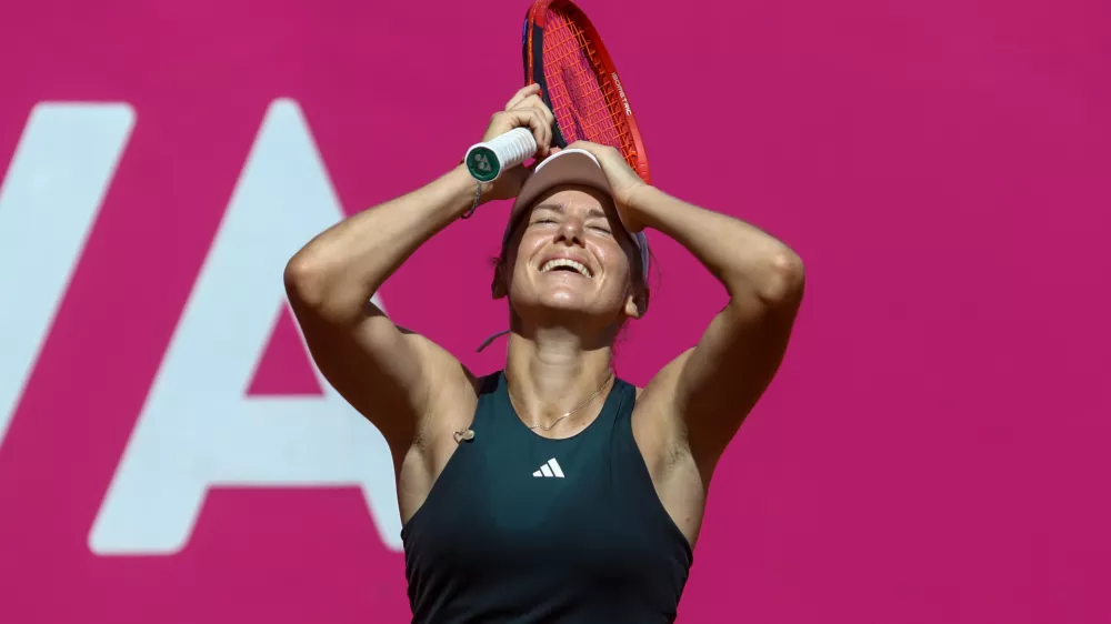 Kaja Juvan14.9.2025 - tenis turnir WTA Tivoli Ljubljana Foto: LUka Cjuha