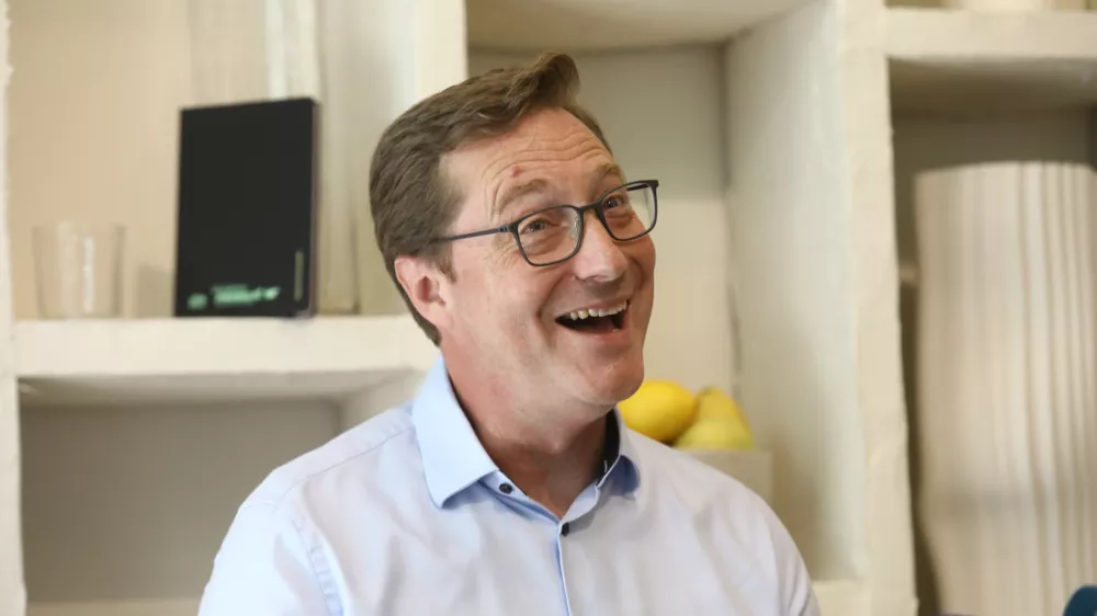 Vladimir Prebilič 23.6 2025 tiskovna konferenca Vladimir PrebiličFoto: Luka Cjuha